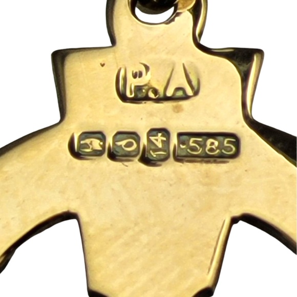 14K Yellow Gold Celtic Cross Pendant #21051 - Picture 3 of 5